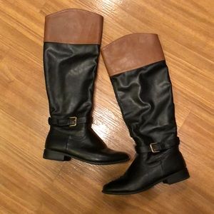 Black riding boots